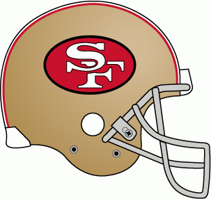 San Francisco 49ers 1989-1995 Helmet Logo DIY iron on transfer (heat transfer)